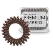 Premium Spiraal Haar elastieken Bruin - 3 stuks
