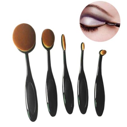 Technique PRO Ovaalbrushes voor Make-up - 5 Stuks