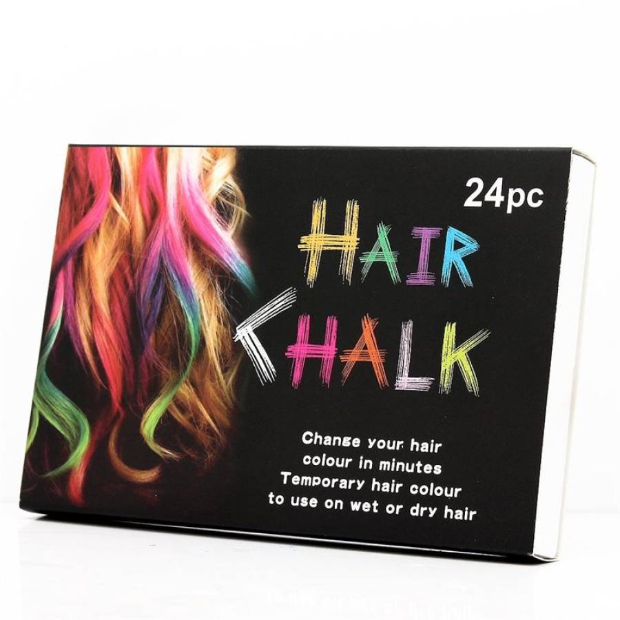 De kamer schoonmaken Penetratie Stressvol Hair Chalk set van 24 - Tijdelijke Haarkleuring met Krijt