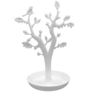 Juwelenboom met Bladeren - Wit (CTN005)