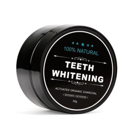 Teeth Whitening 100 Natural – Activated Charcoal Tandenbleker