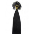 Hot Fusion hair extensions - 50 cm - 1# Zwart