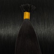 Cold Fusion hair extensions - 50 cm - #1B Natuurlijk Zwart