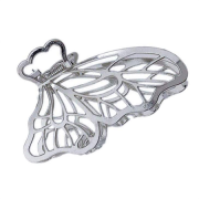 Soho metalen vlinder haarklem - zilver