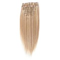 Clip-on hair extensions - 65 cm - #18/613 Blond Mix