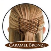 EZ Elegante Haarklem - Karamel Brons